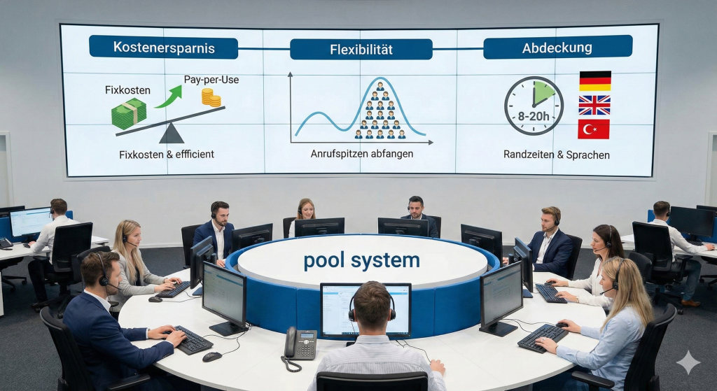 Vorteile eines flexiblen Service-Pools für Unternehmen